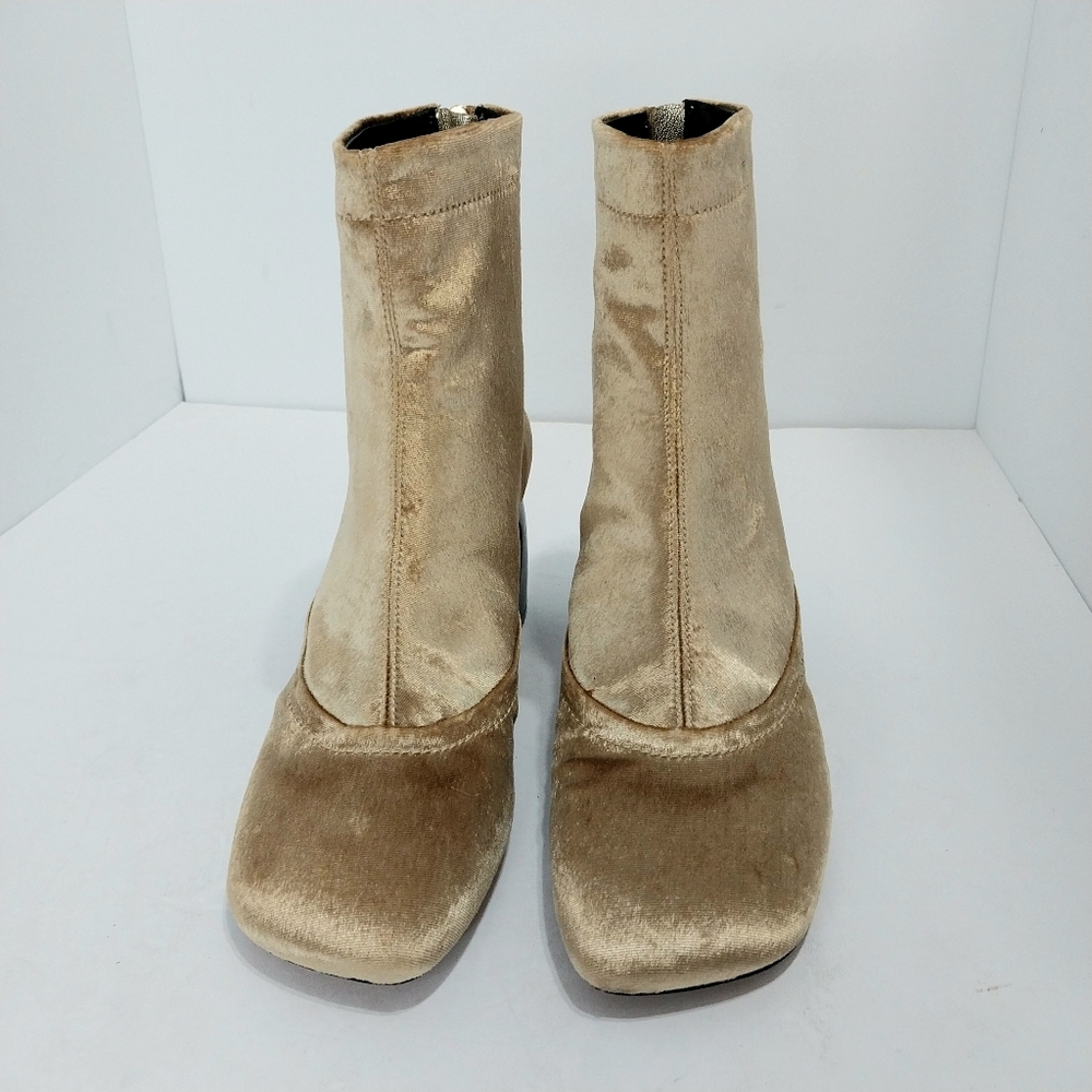 3.1 Phillip Lim "ID" Velvet Ankle Boots, Size 38|US 8.5 - Picture 2 of 10